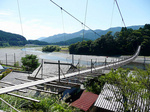 塩郷の吊橋（恋金橋）